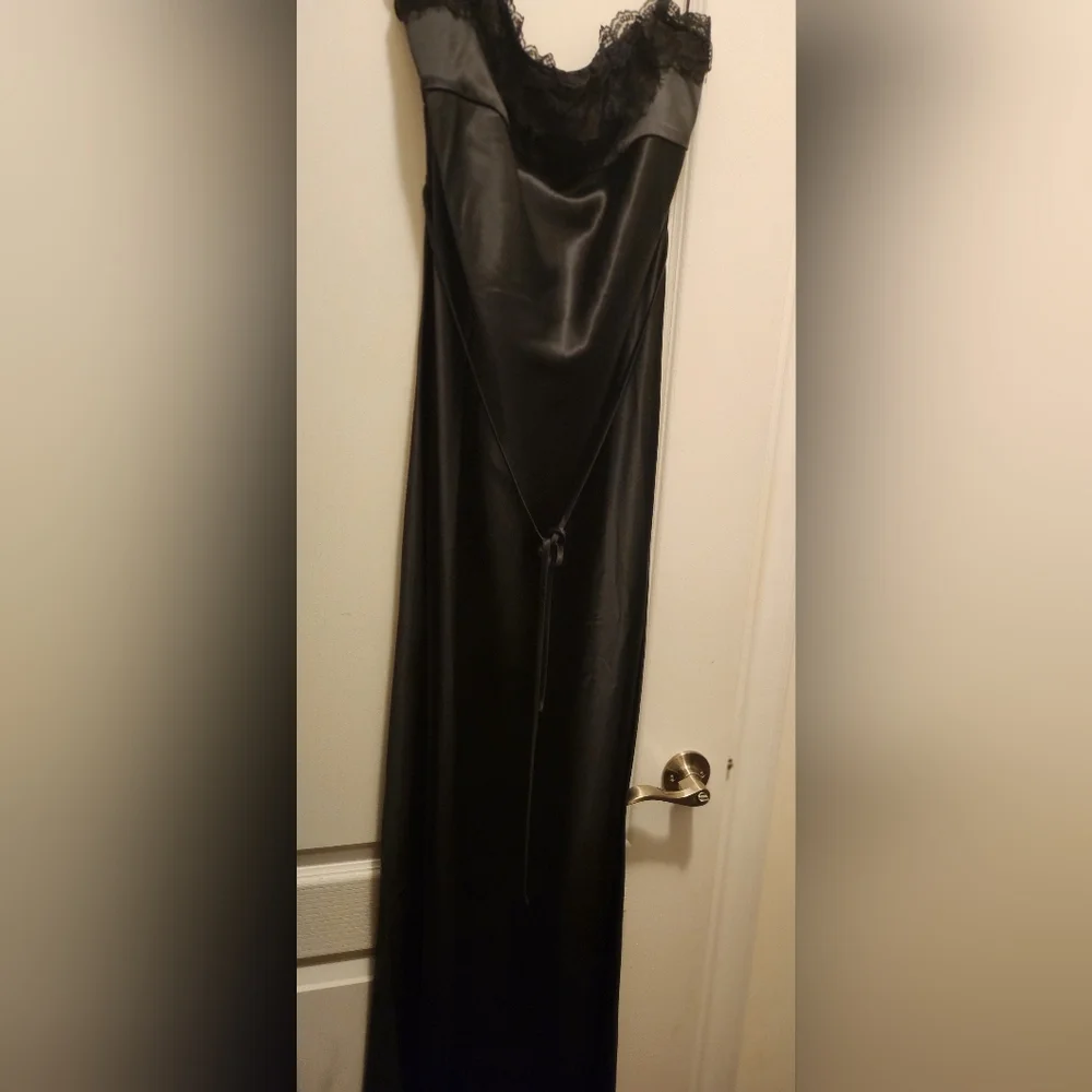Reformation Nottingham Dress In Black - Picture 3 of 7
